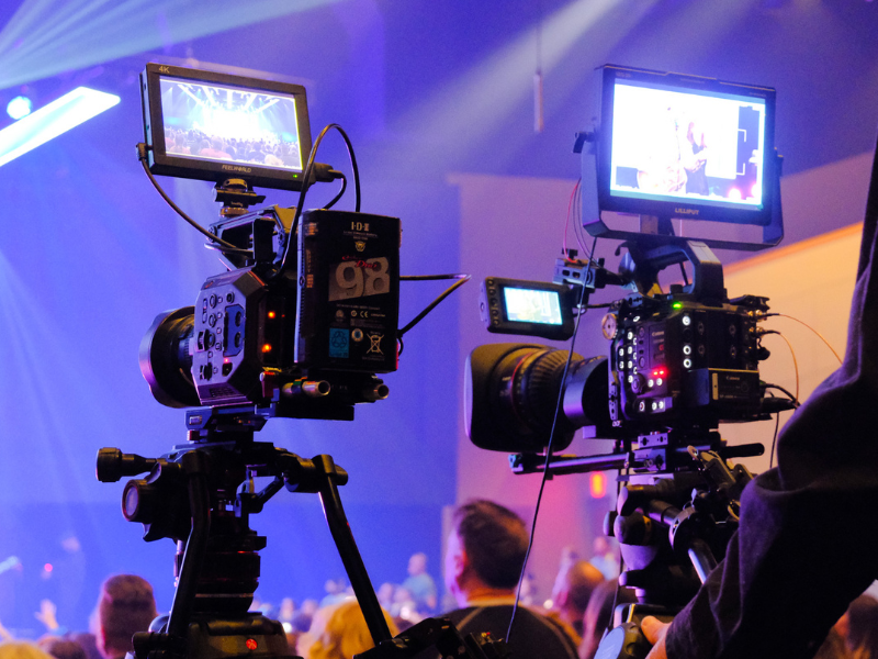 Business man shake hands with business women agreeing on partner